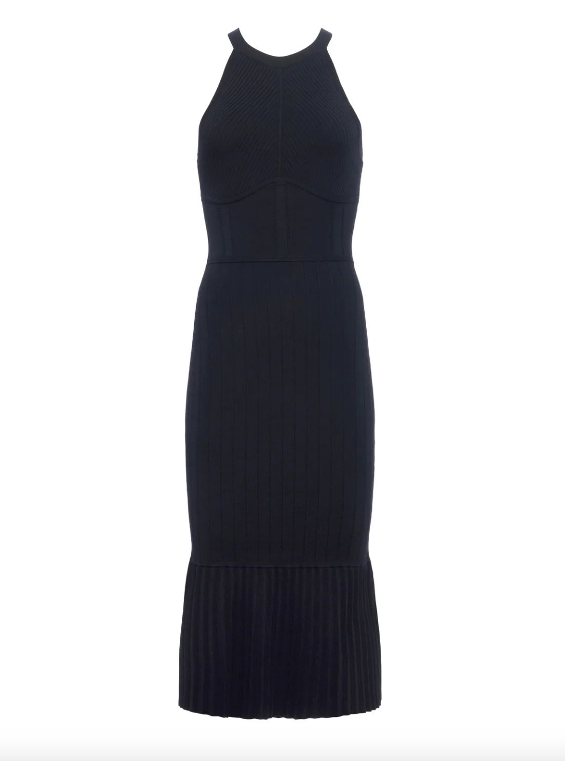 Kimi Pleat Hem Knit Dress - Image 3