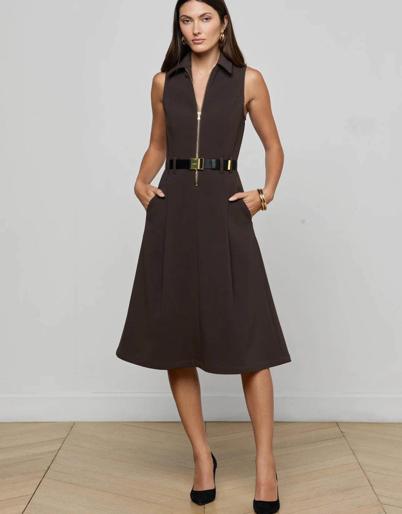 Kylo Belted Shirt Dress - Image 2