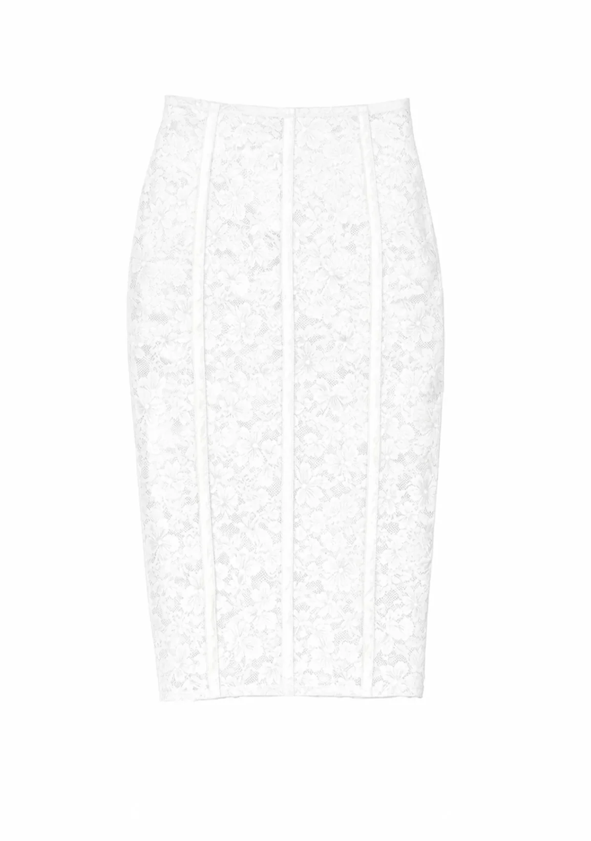 Le Stretch Lace Pencil Skirt - Image 5