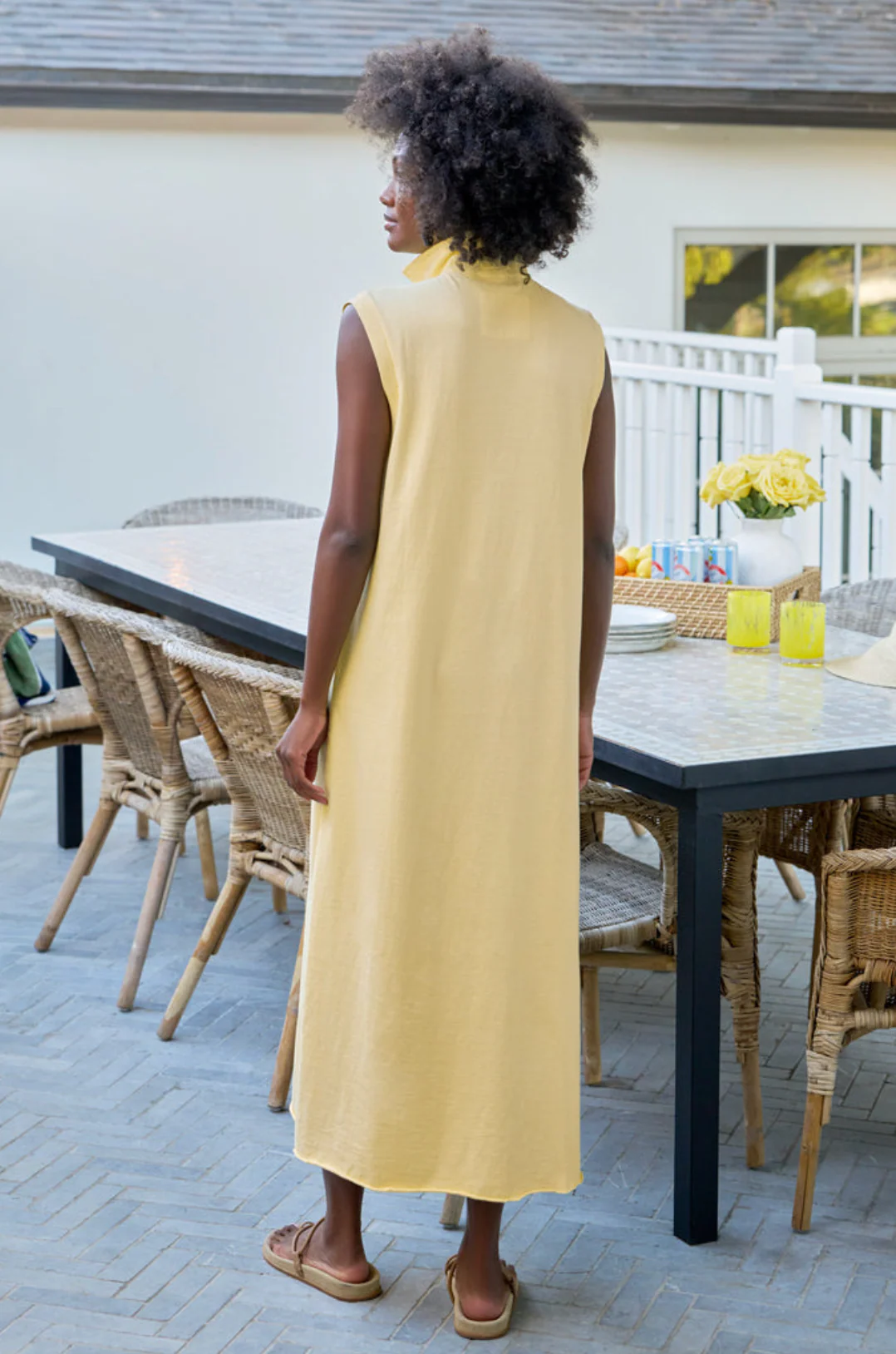 Lily Sleeveless Polo Dress - Image 3