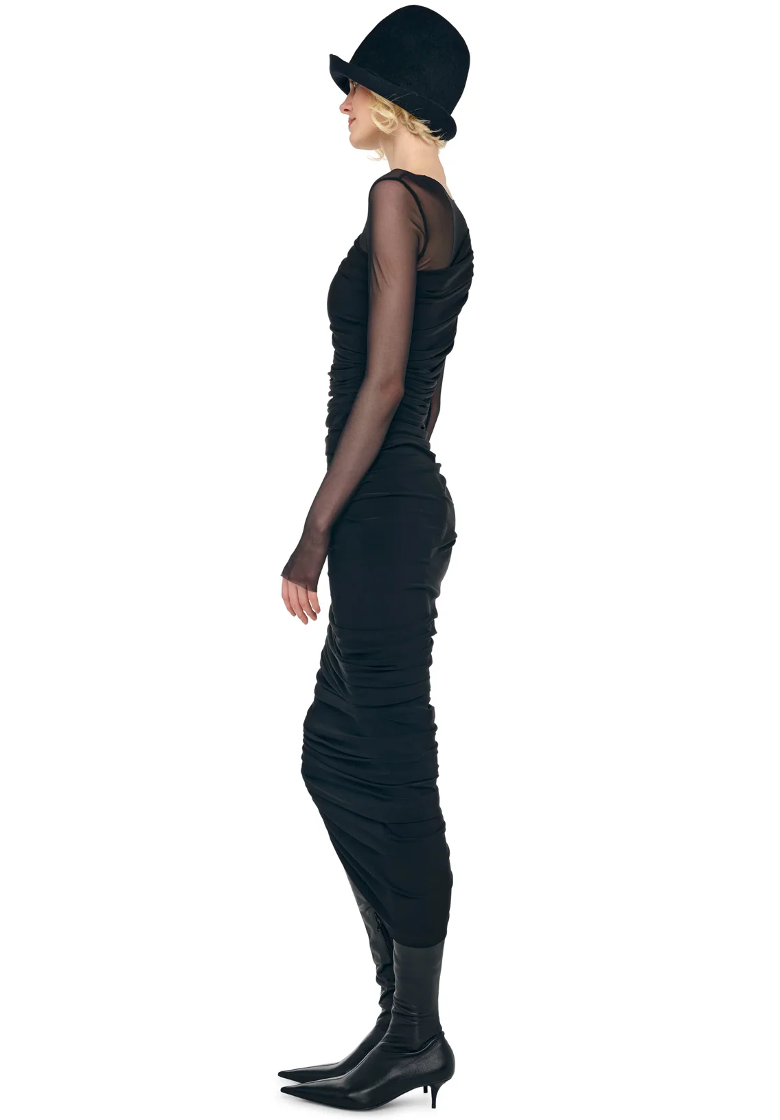 Long Sleeve Diana Gown + Legging With Footies - Image 4