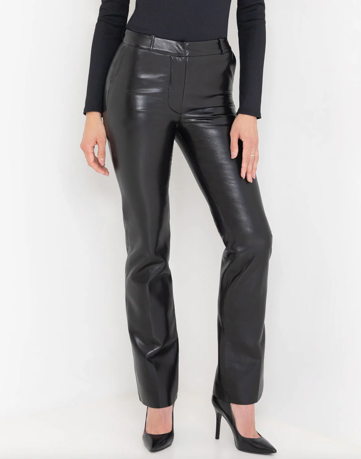 Lynette Vegan Leather Pants - Image 2