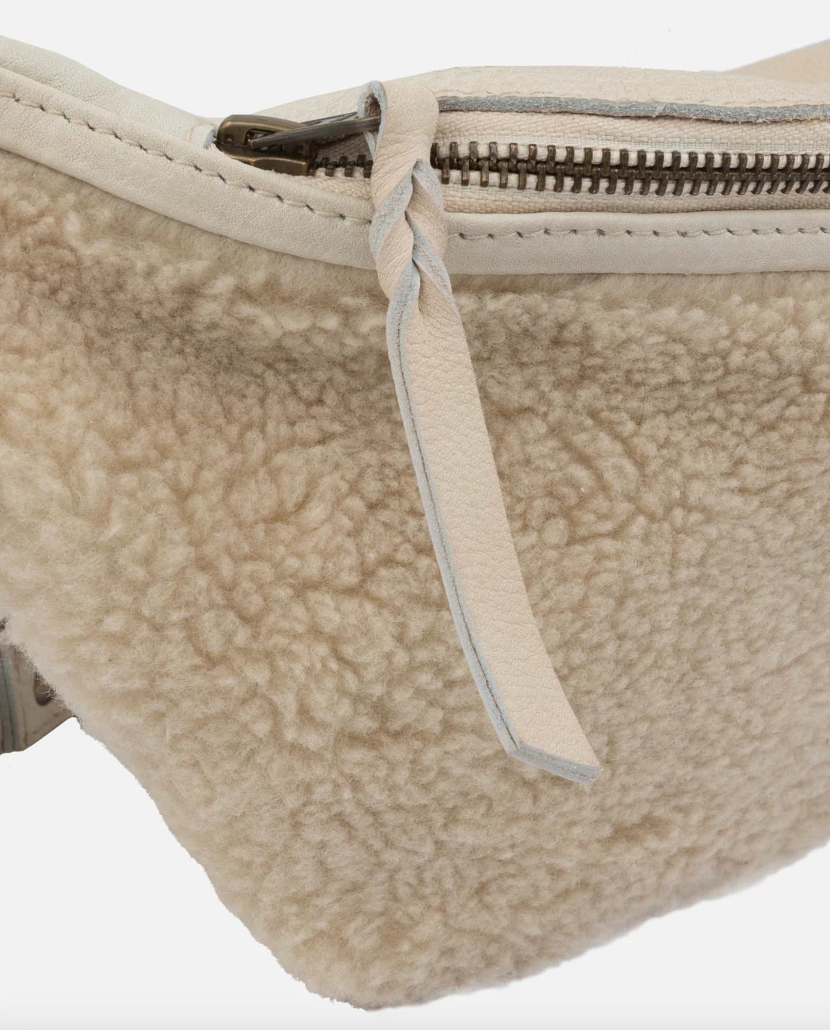Maan Shearling Belt Bag - Image 3
