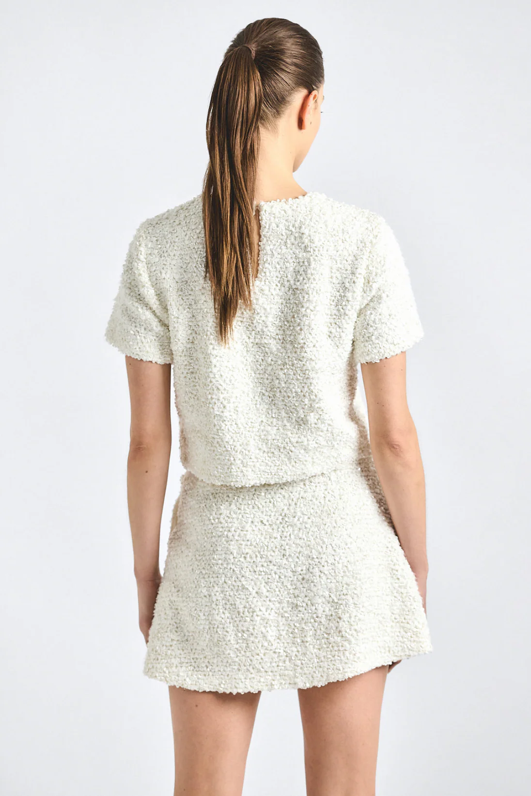 Mara Boucle Knit Skirt - Image 4