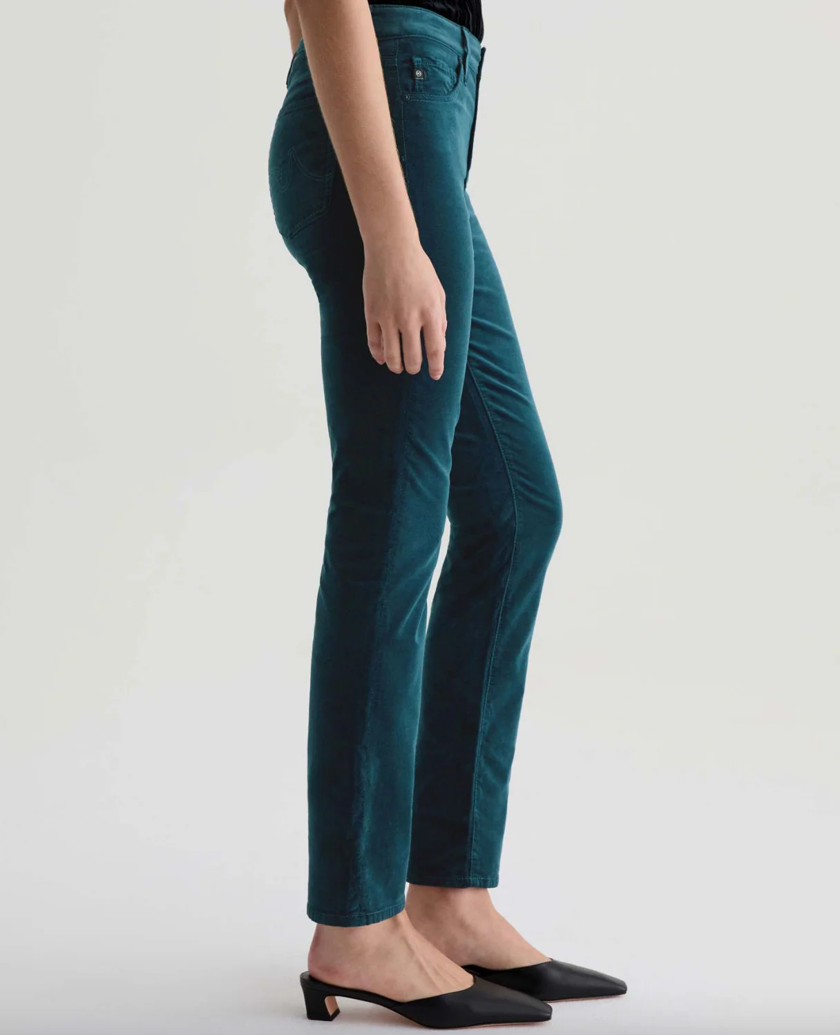 Mari High Rise Straight Velvet - Image 3