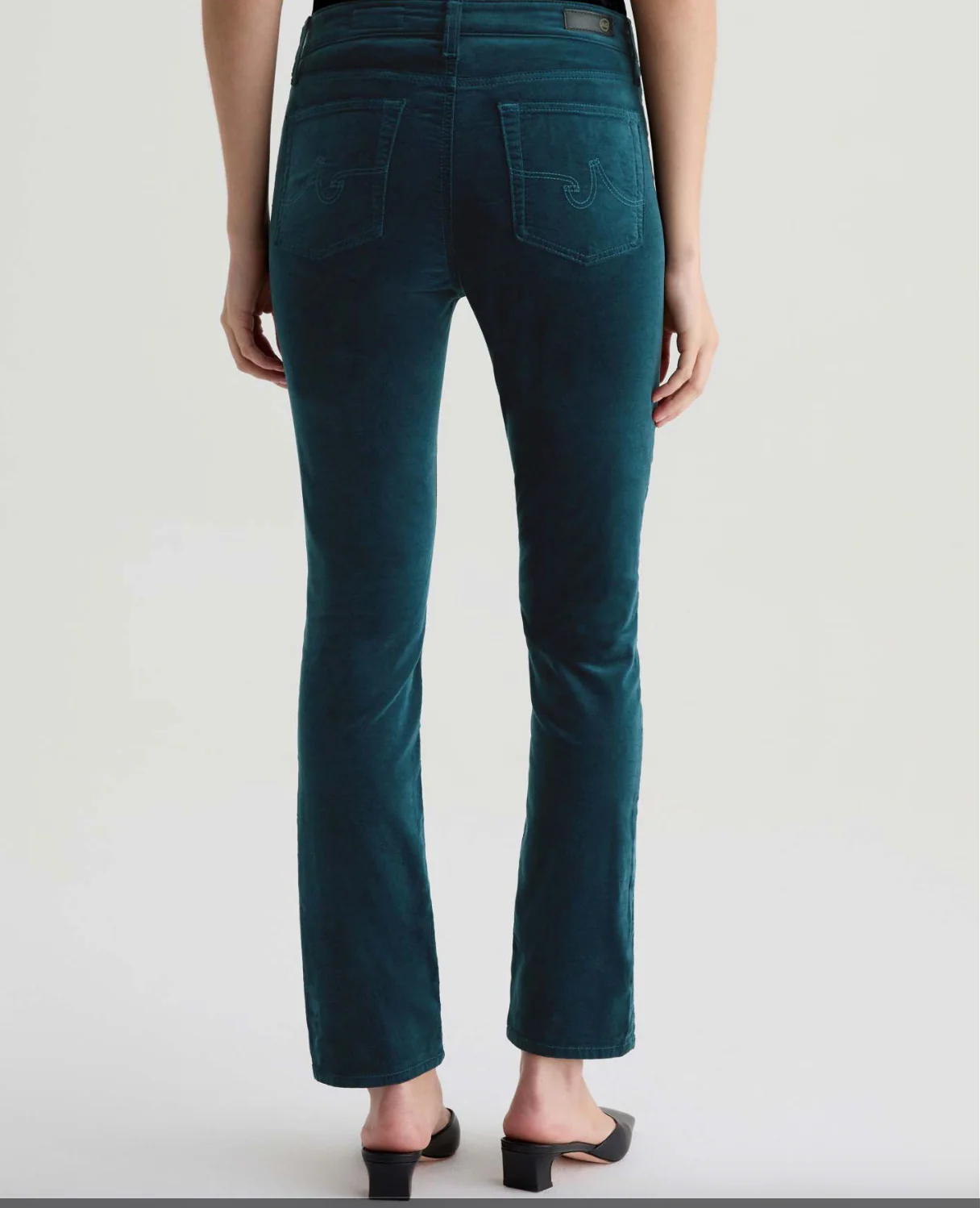 Mari High Rise Straight Velvet - Image 5