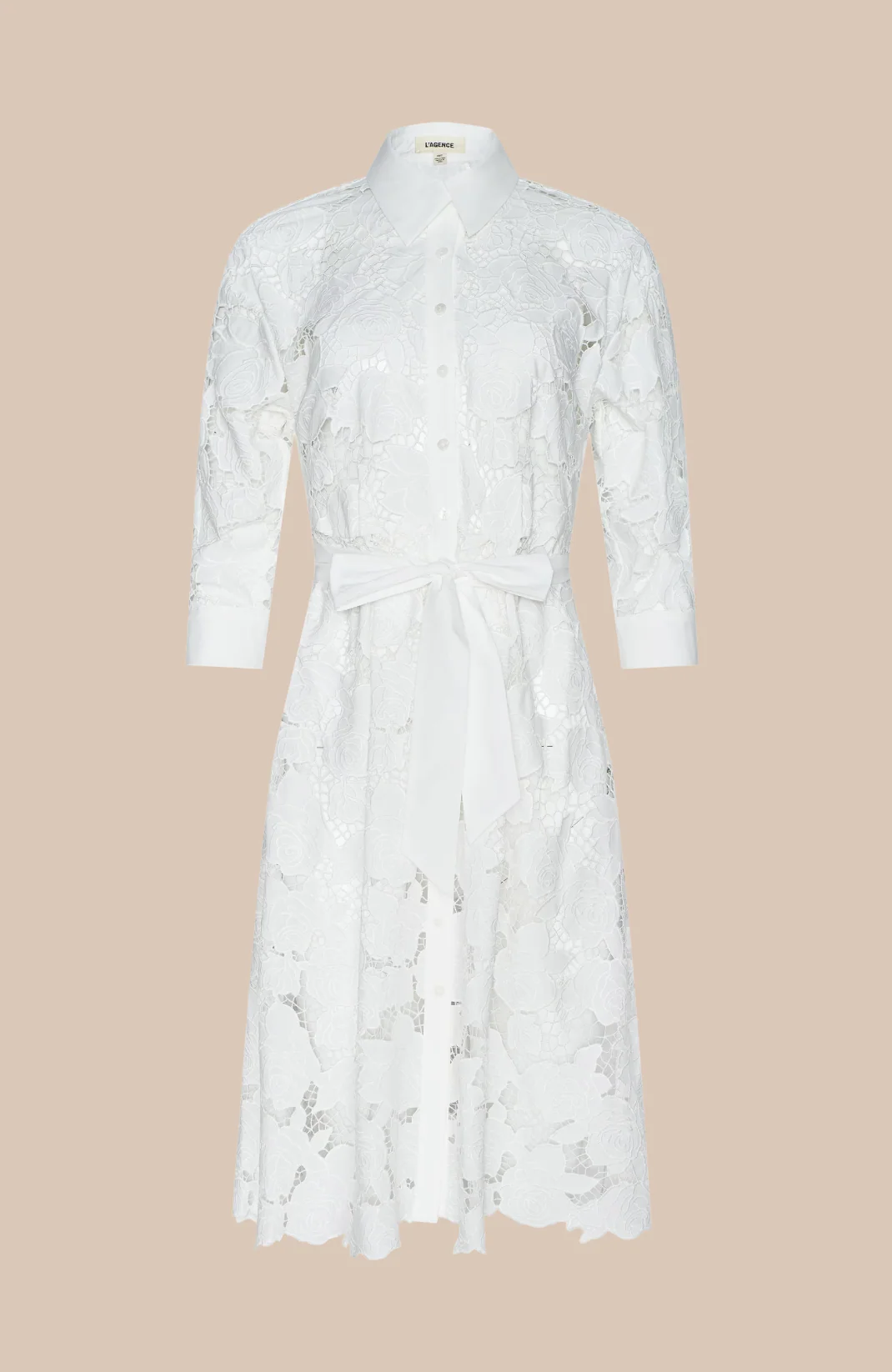 May Lace Midi Shirt Dress - Image 4