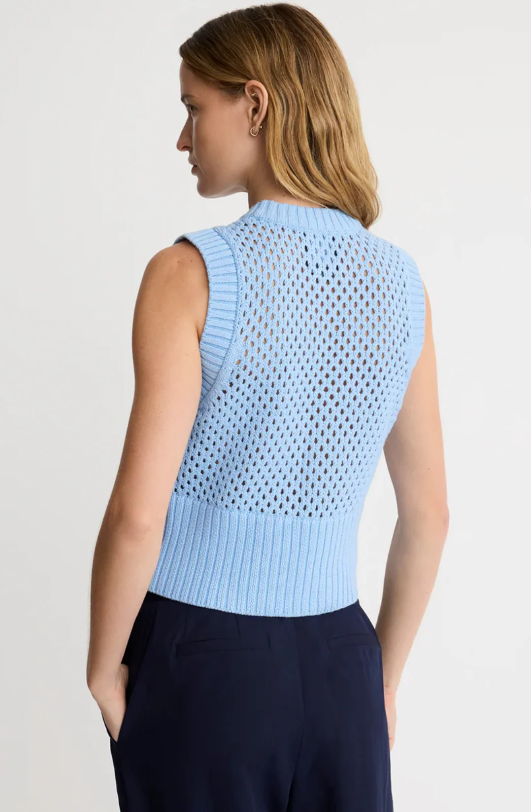 Mesh Knit Vest - Image 3