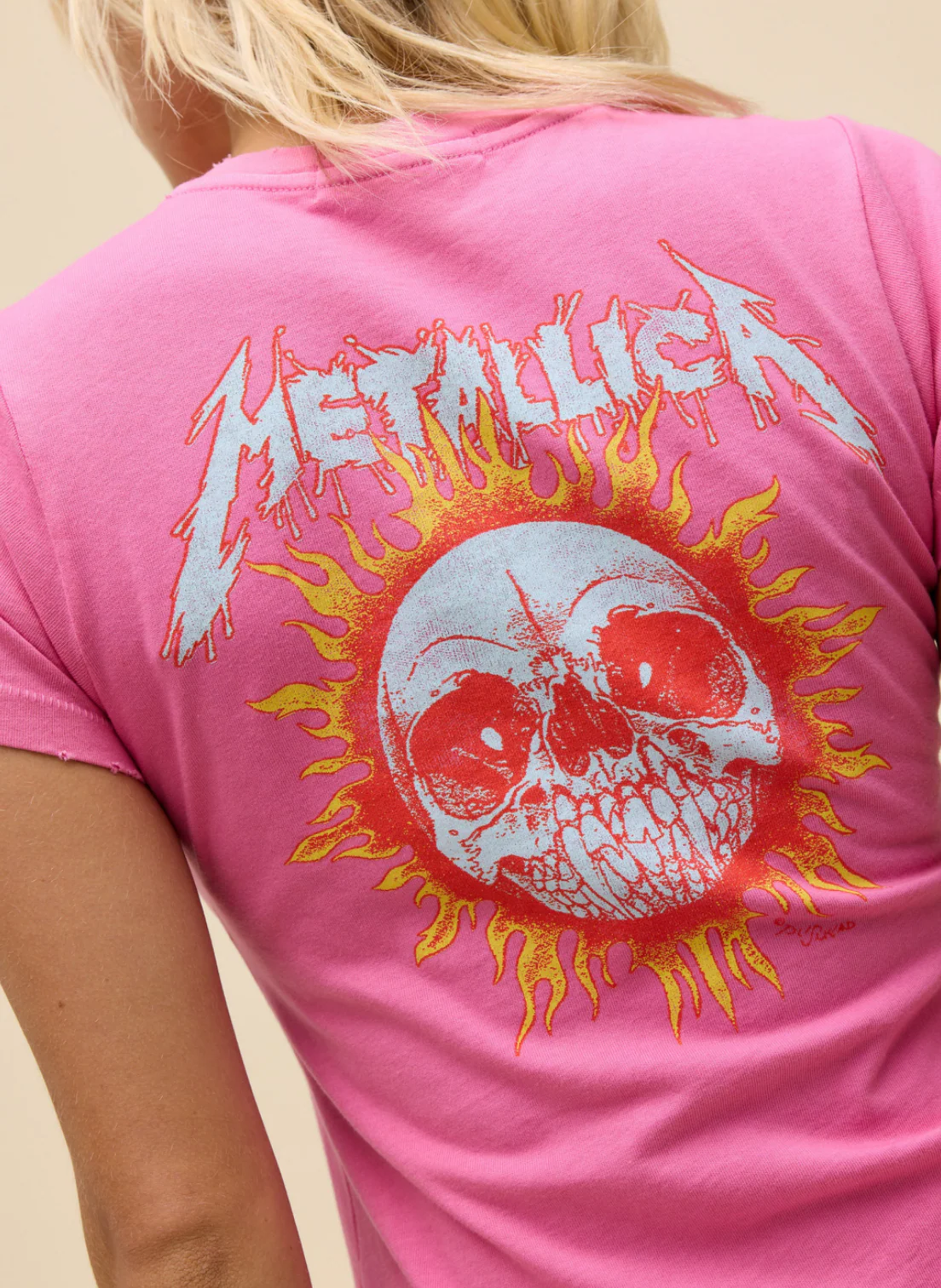 Metallica Flaming Sun Vintage Tee - Image 3
