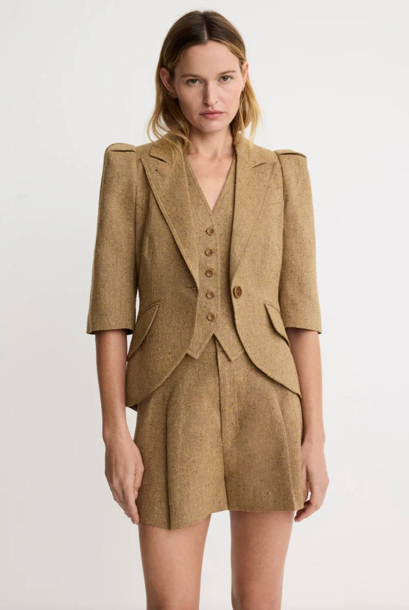 Mid Rise Pleated Short - Image 3