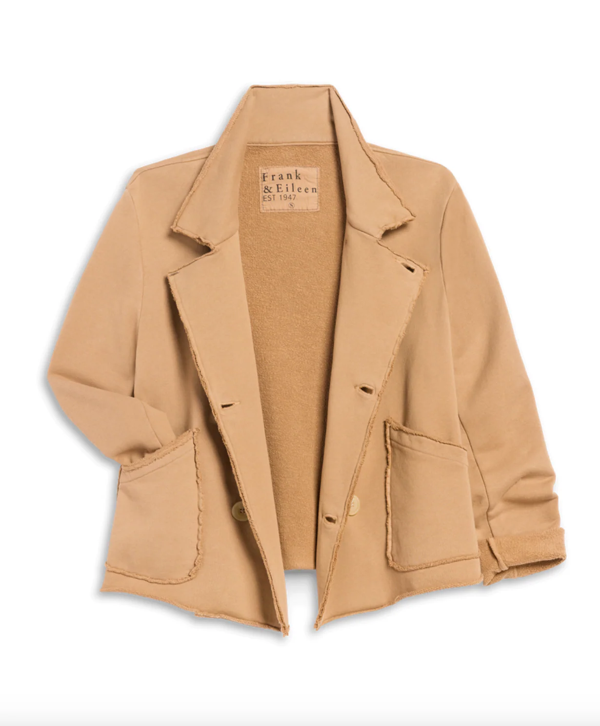 Mini Belfast Crop Peacoat in Triple Fleece - Image 4