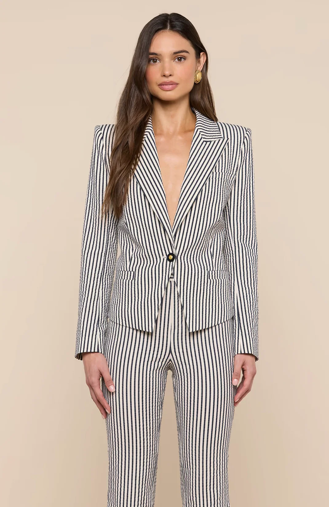 Misa Short Single Breasted Blazer - Image 2