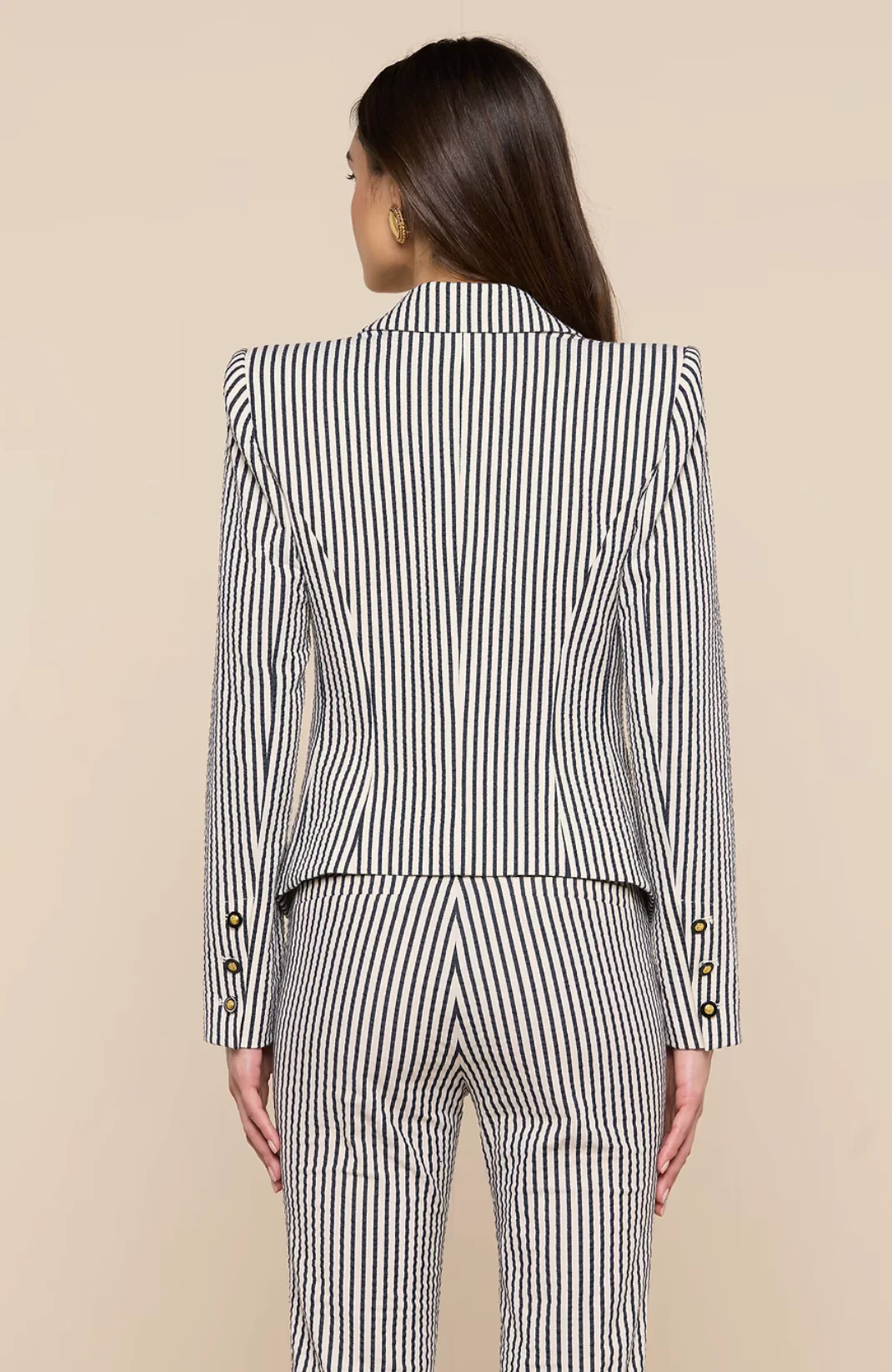 Misa Short Single Breasted Blazer - Image 3