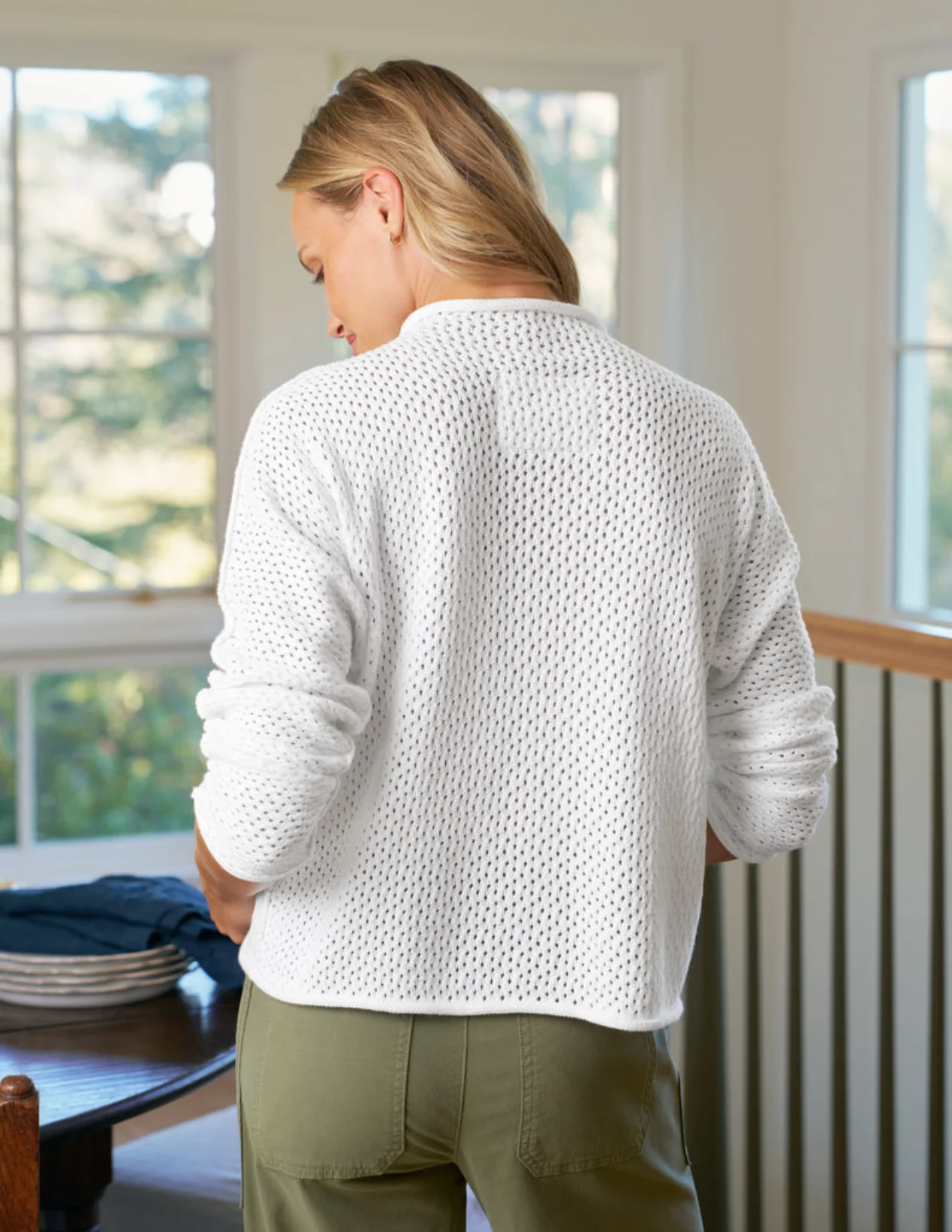 Monterey Pointelle Sweater - Image 2