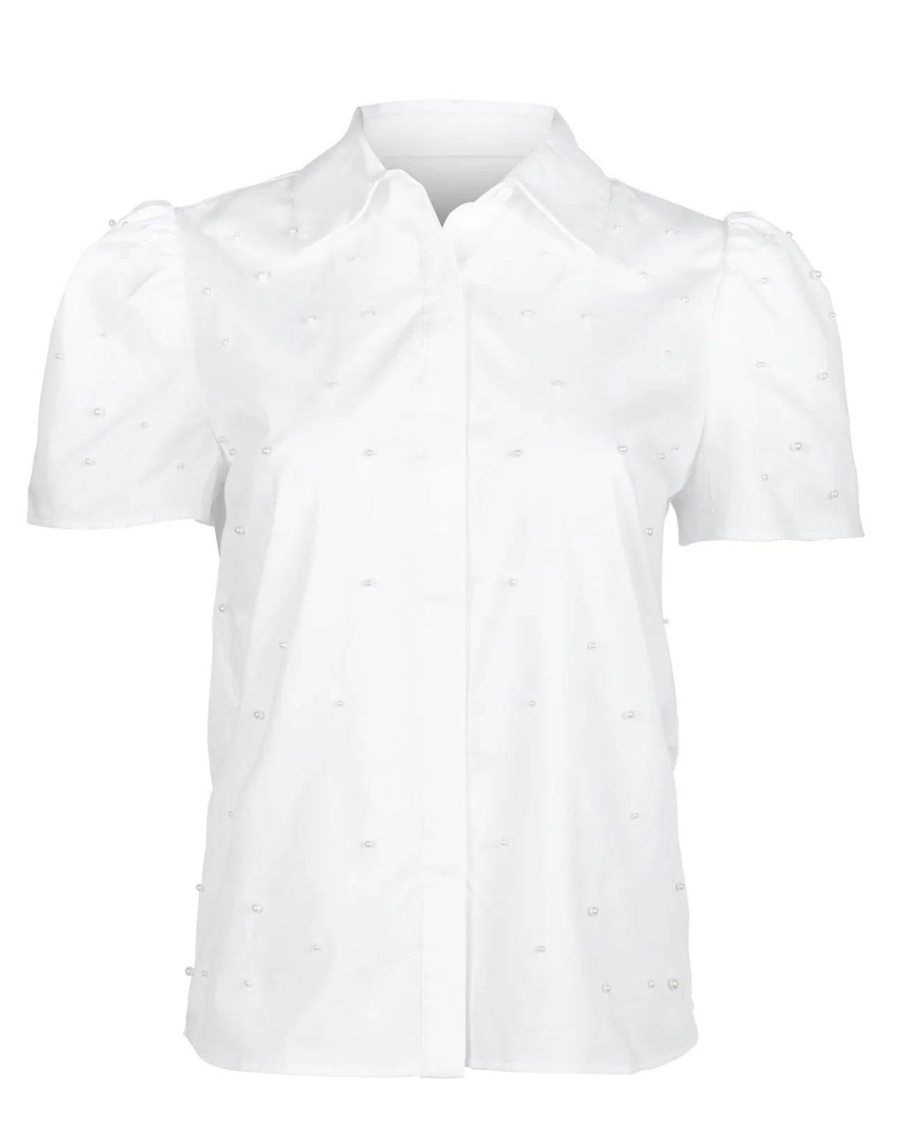 Murphy Pearl Embellished Poplin Shirt - Image 4