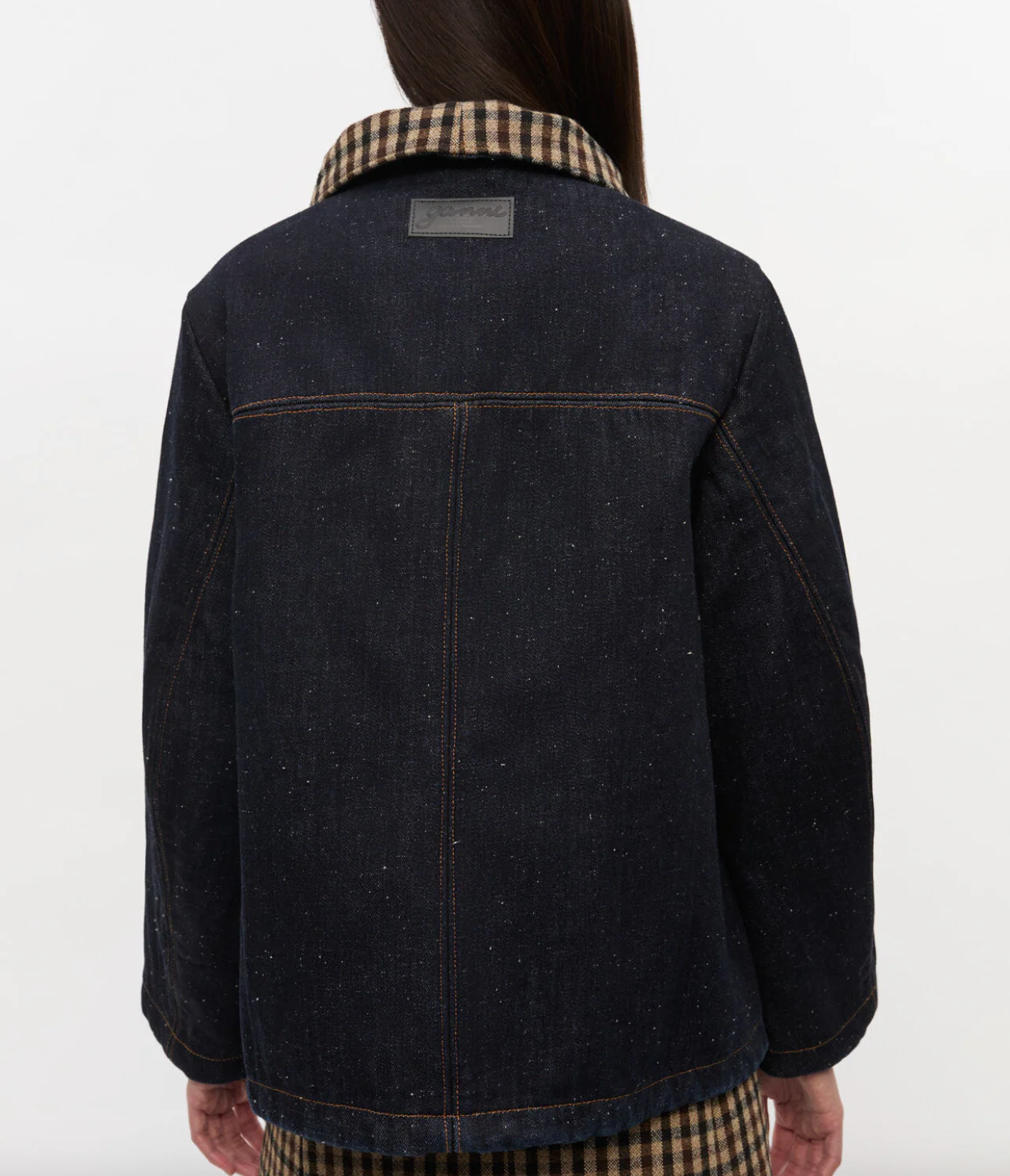 Neppy Denim Bonded Jacket - Image 3