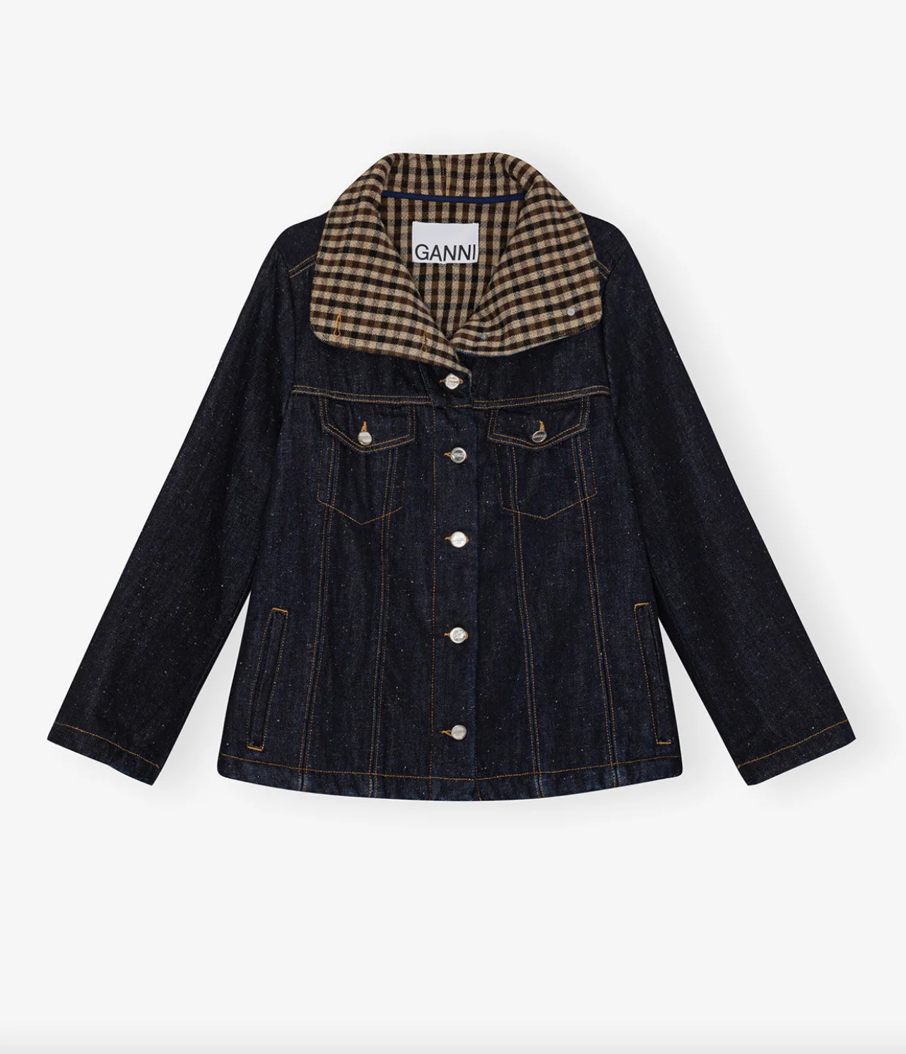 Neppy Denim Bonded Jacket - Image 4