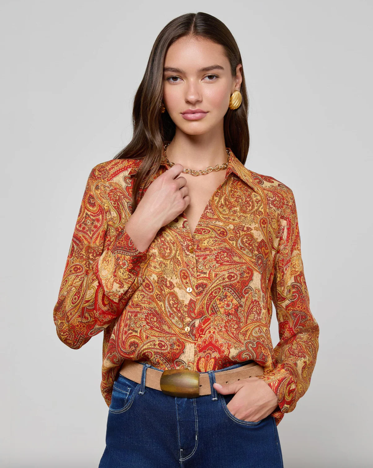 Nina Long Sleeve Blouse - Image 2