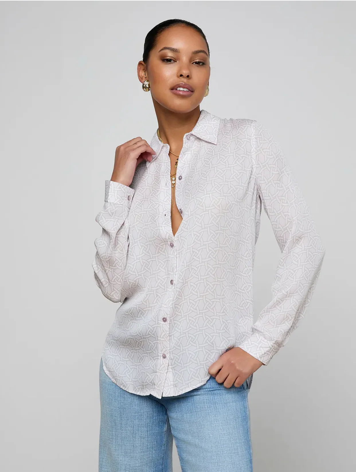 Nina Long Sleeve Blouse - Image 3