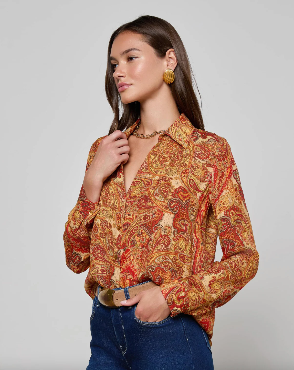 Nina Long Sleeve Blouse - Image 6