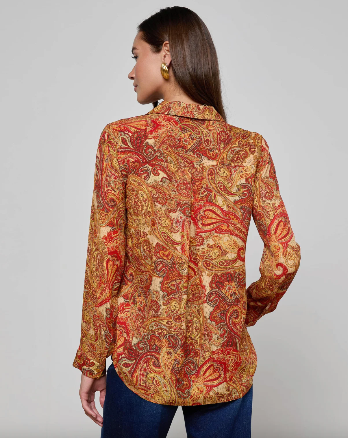 Nina Long Sleeve Blouse - Image 7