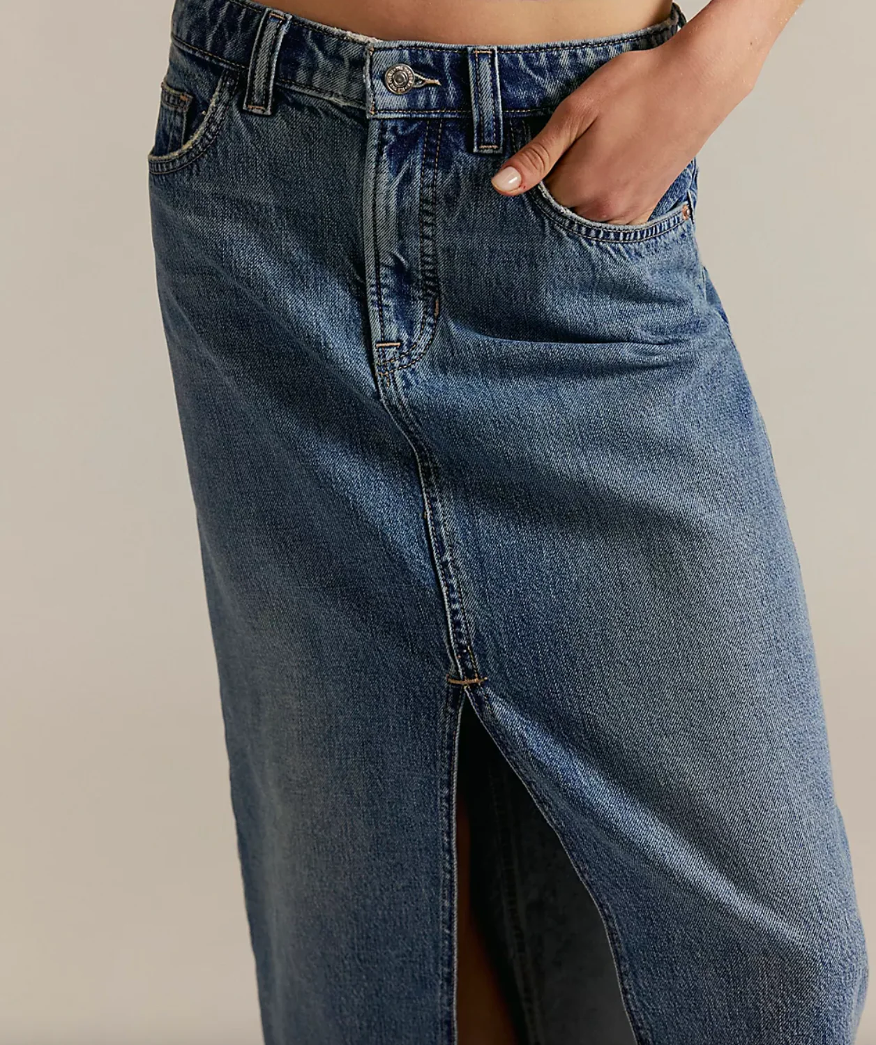Nothing Better Denim Maxi - Image 2