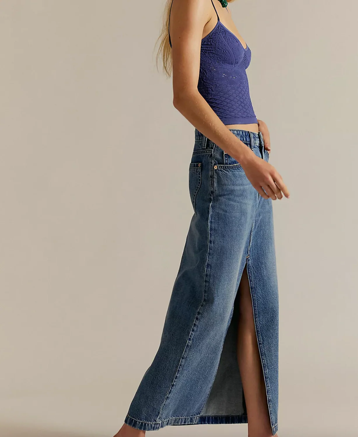 Nothing Better Denim Maxi - Image 3