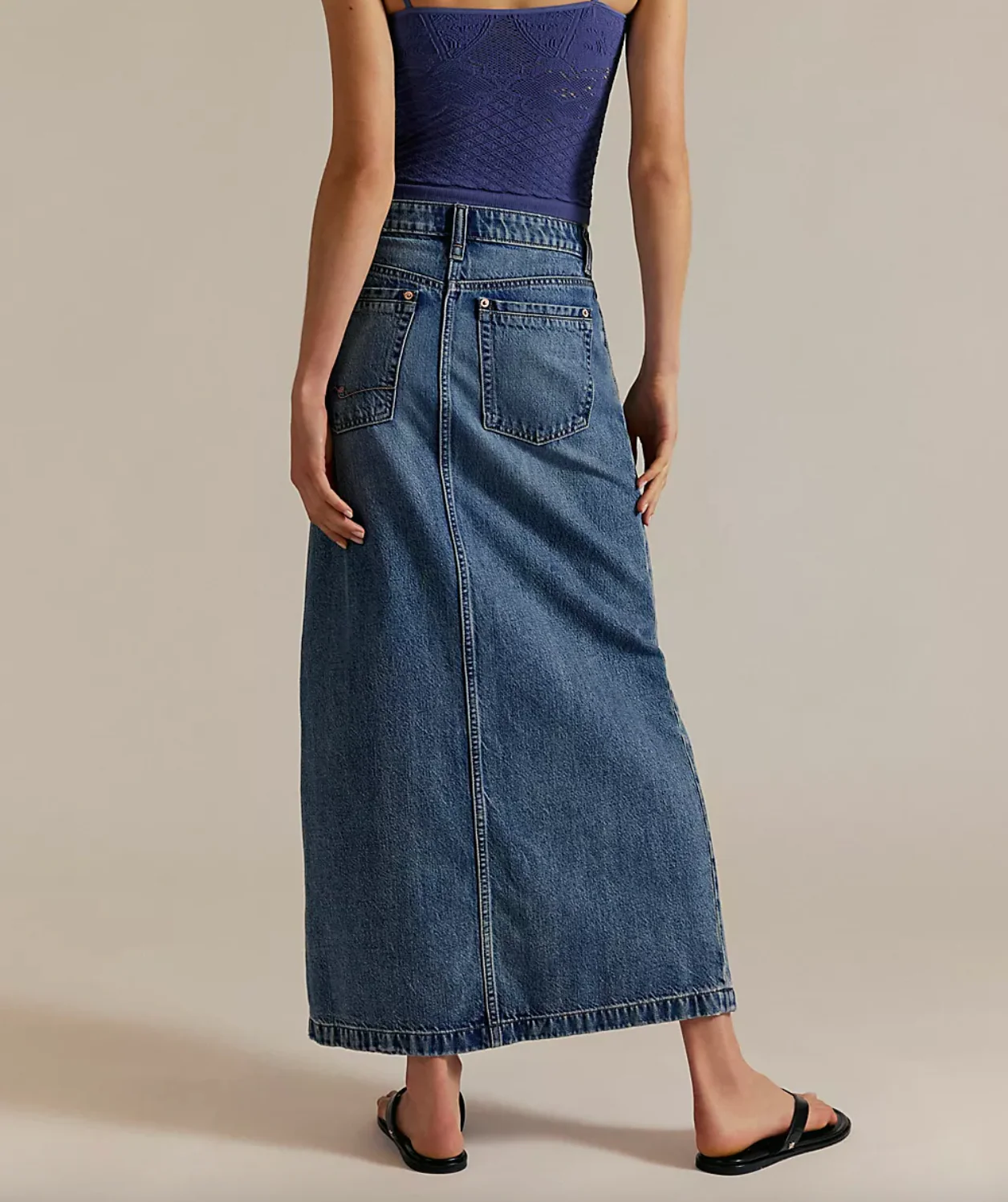 Nothing Better Denim Maxi - Image 4