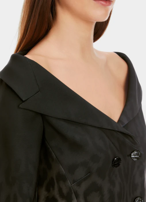 Off Shoulder Printed Jacket - Image 3