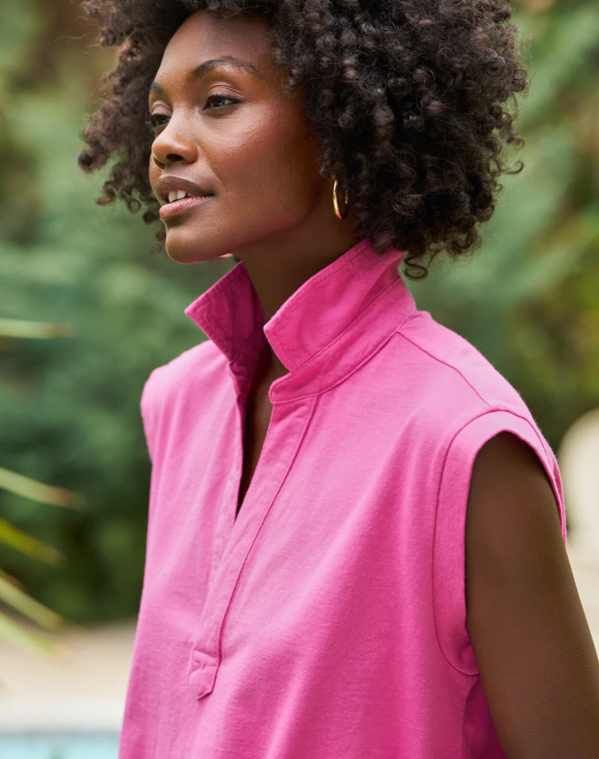 Olivia Popover Collar Tank - Image 3
