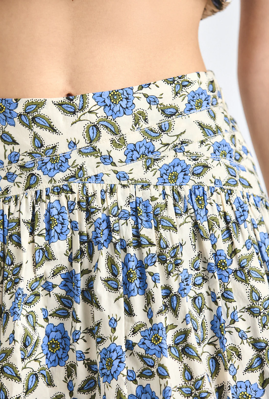 Persis Blue Belle Floral Bubble Skirt - Image 3