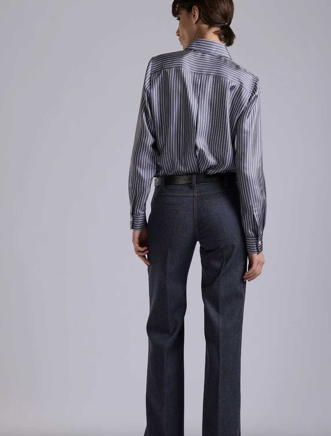 Pintuck Detail Straight Trouser - Image 4