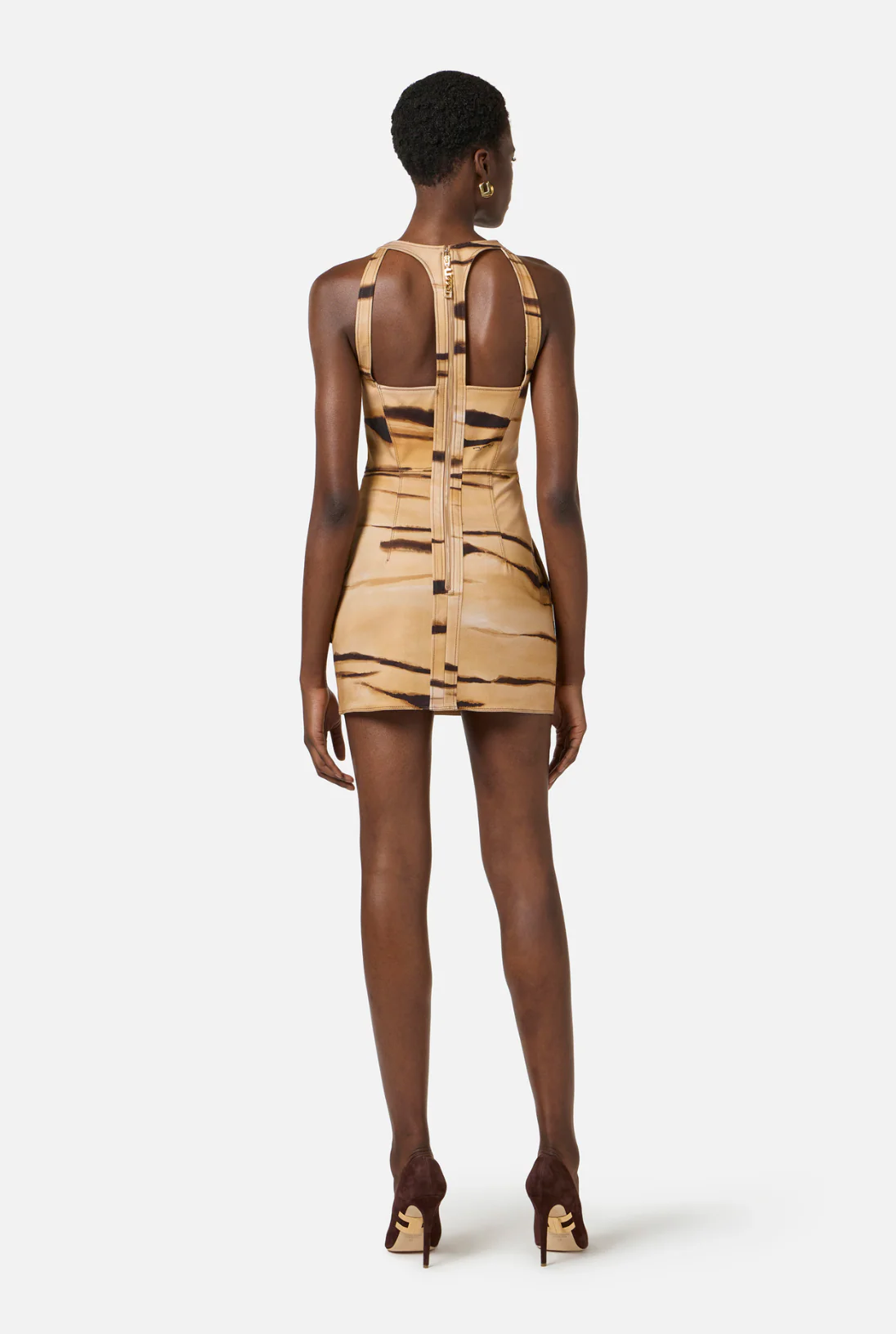 Printed Mini Dress - Image 4
