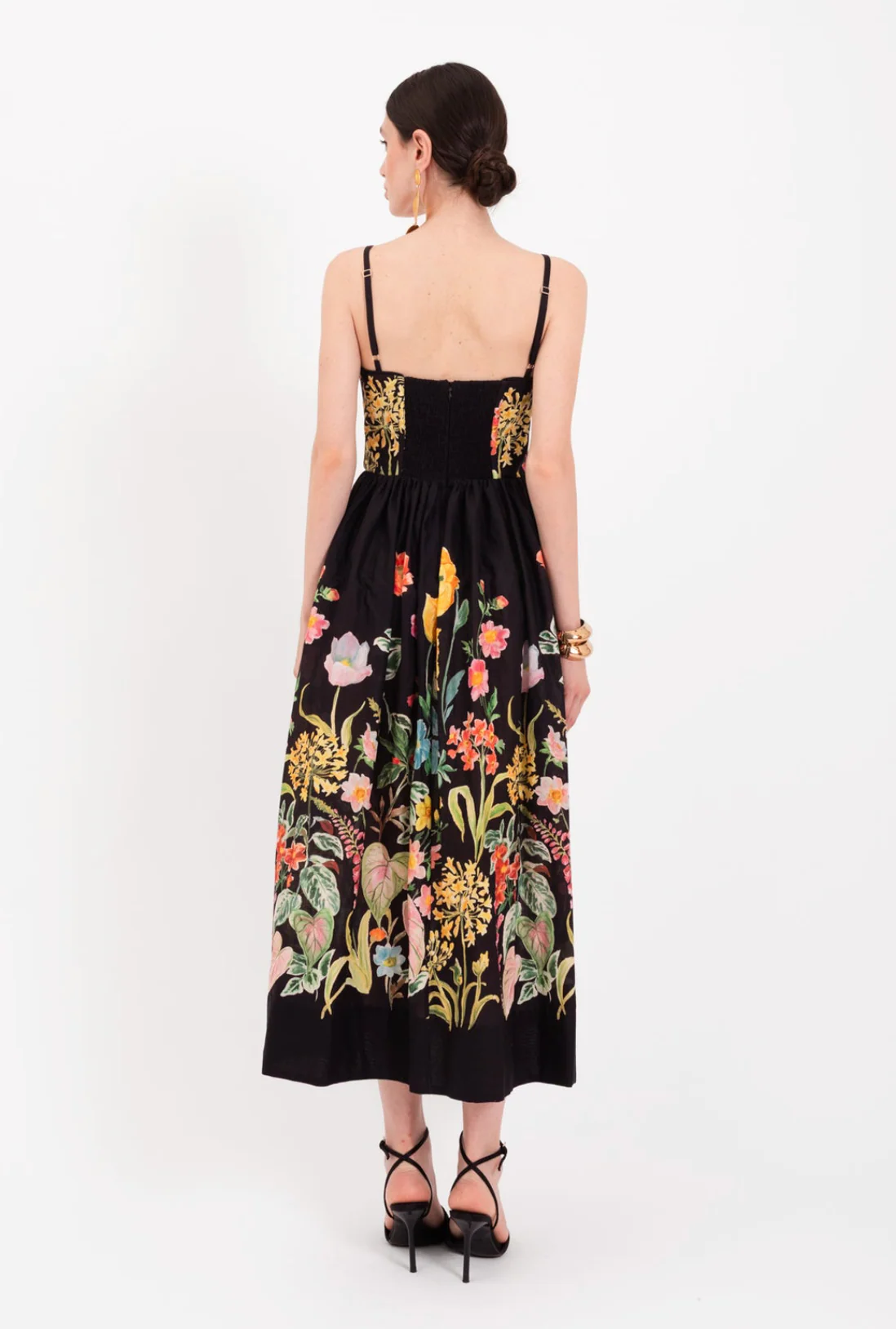 Printed Spaghetti Strap Dress - Image 3