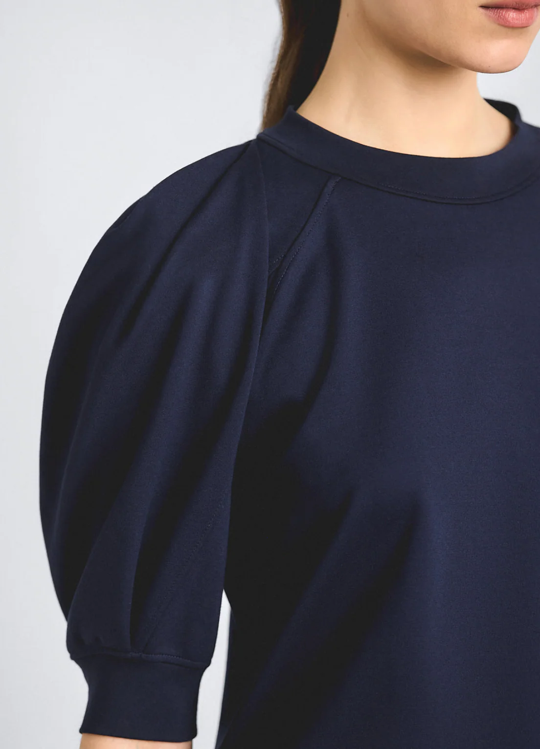 Prisilla Solid Double Jersey Top - Image 2