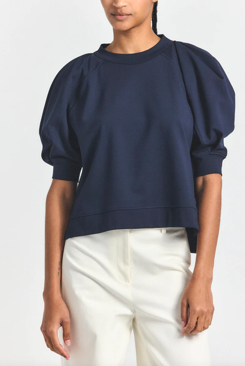 Prisilla Solid Double Jersey Top - Image 3