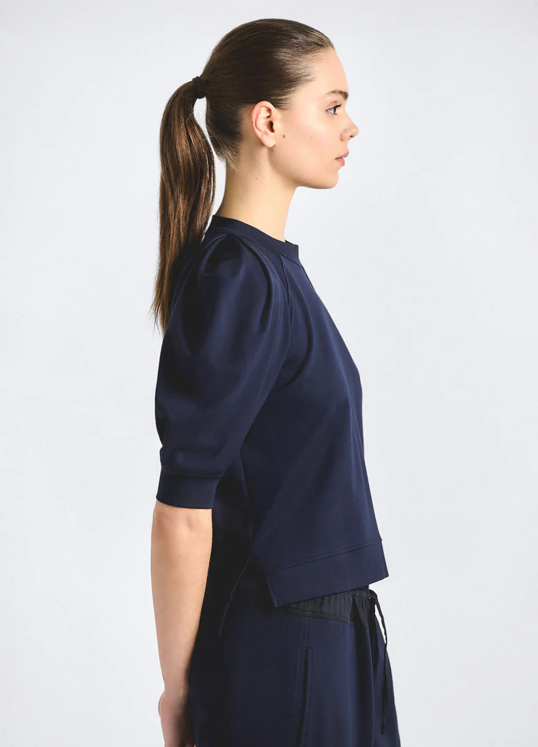 Prisilla Solid Double Jersey Top - Image 4