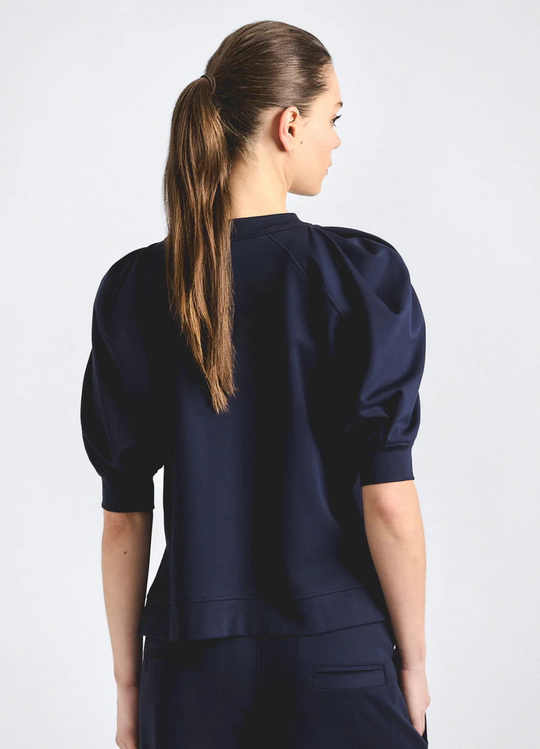 Prisilla Solid Double Jersey Top - Image 5