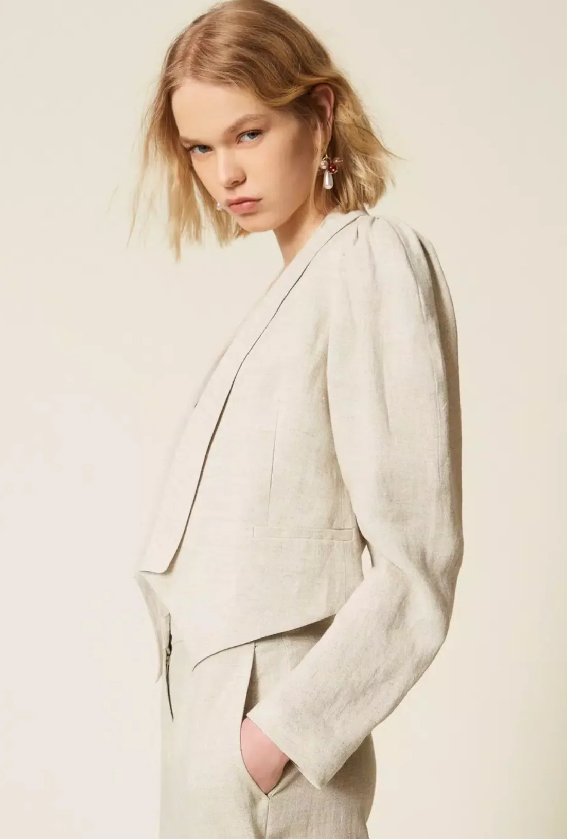 Puff Shoulder Jacket - Image 2