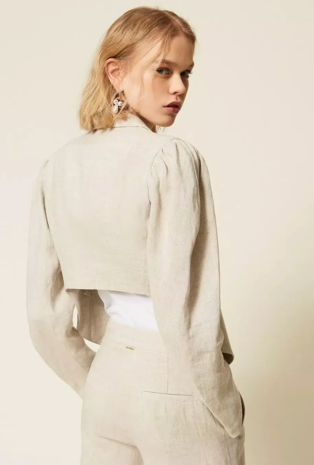 Puff Shoulder Jacket - Image 3