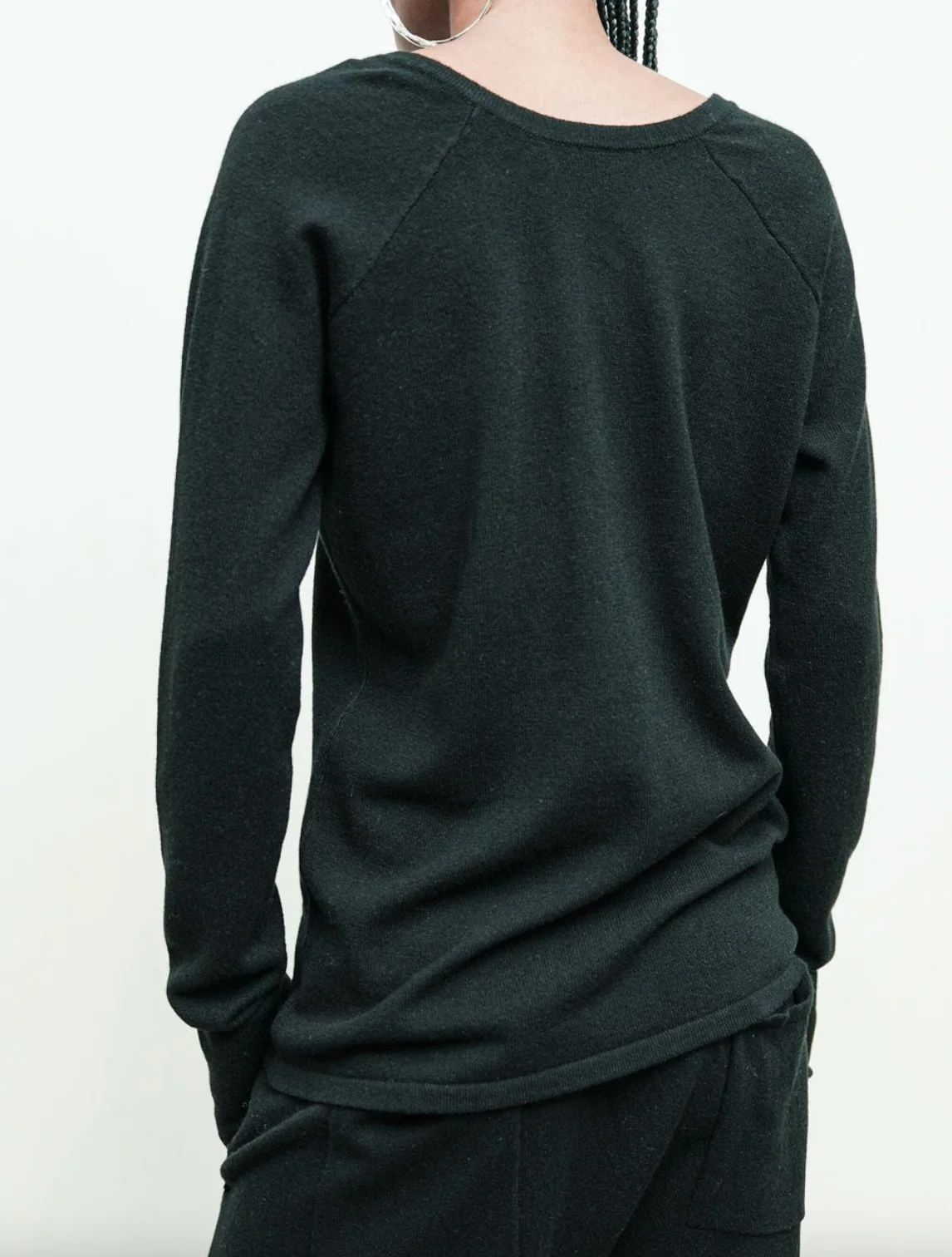 Reversible Low V Sweater - Image 3