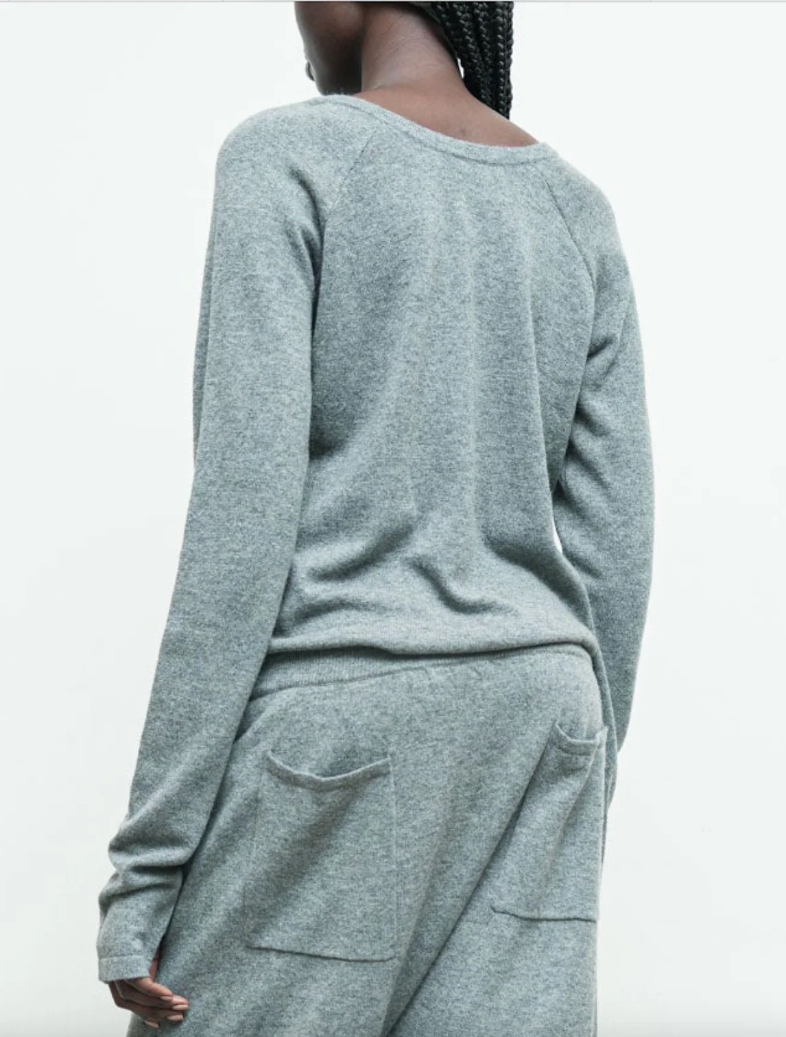 Reversible Low V Sweater - Image 7