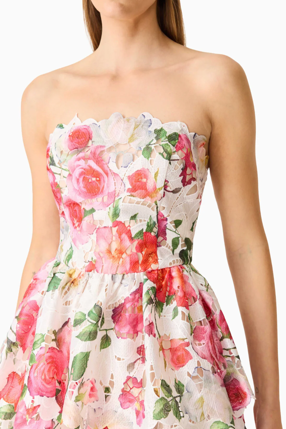 Roselle Strapless Mini Dress - Image 3