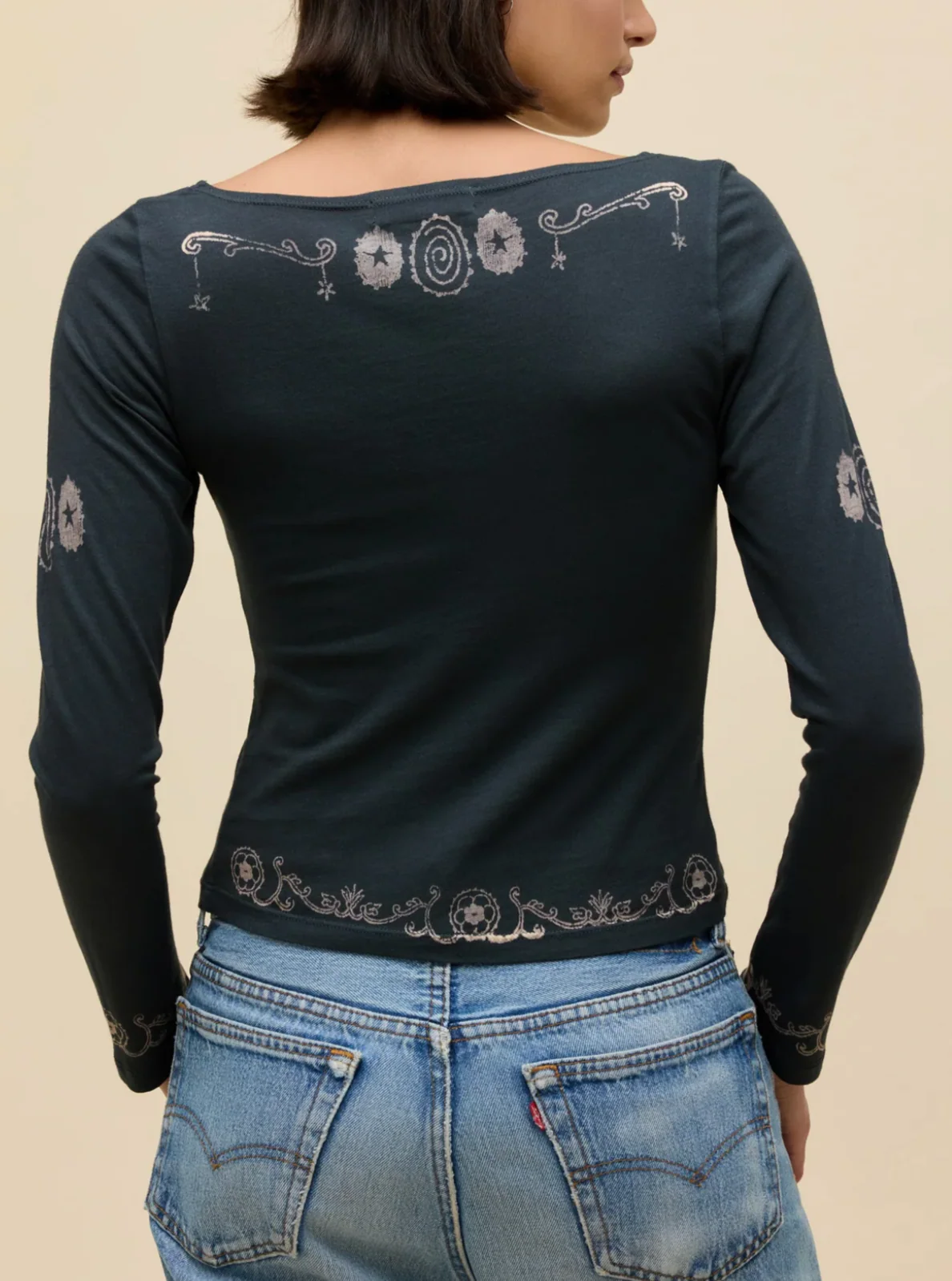 Sacred Heart Boat Neck Long Sleeve - Image 2