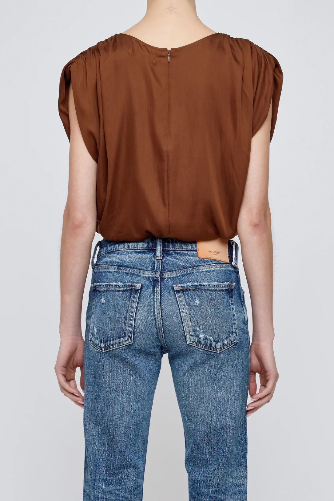 Satin Shell Cap Top - Image 8