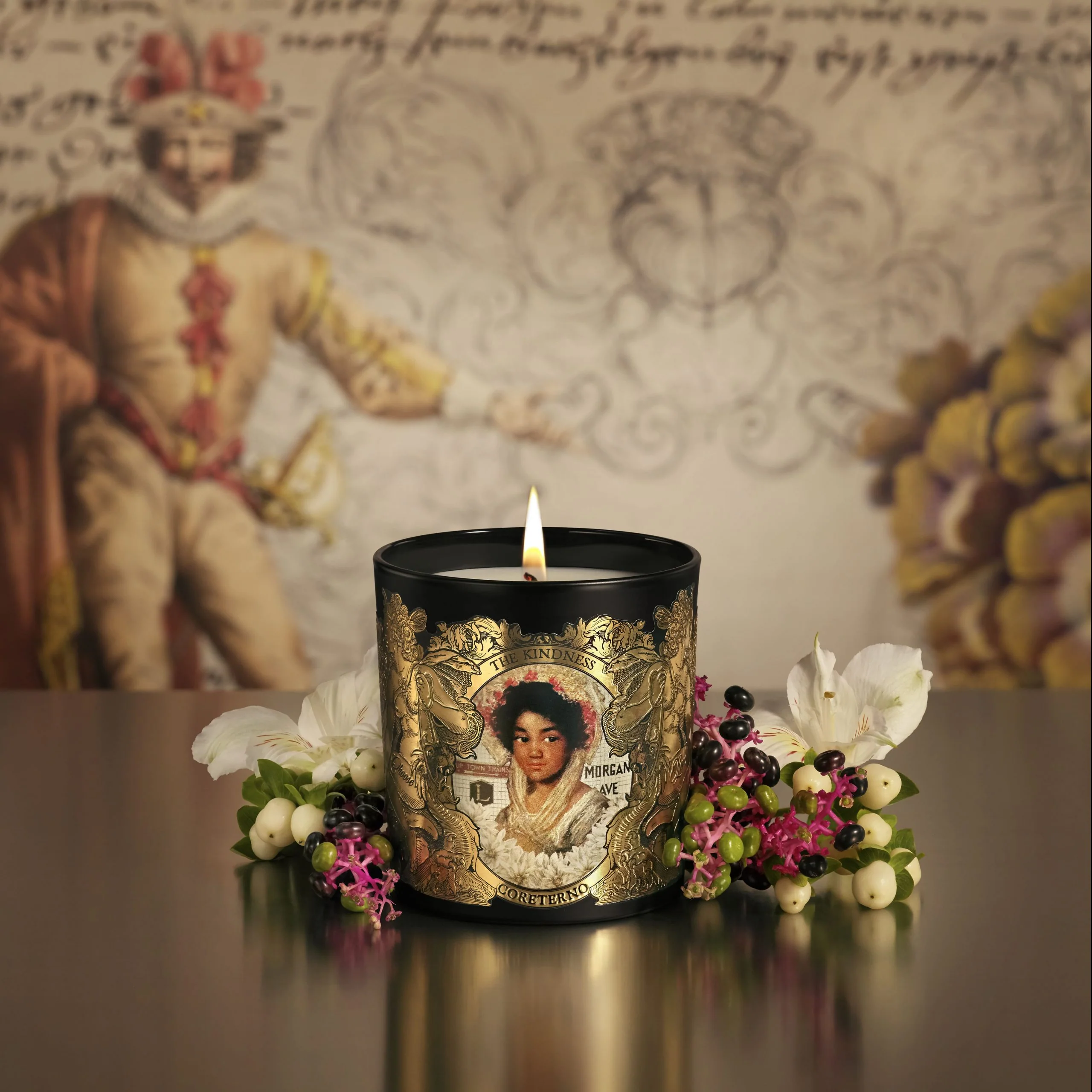 Scented Candle Gold Label - Image 3