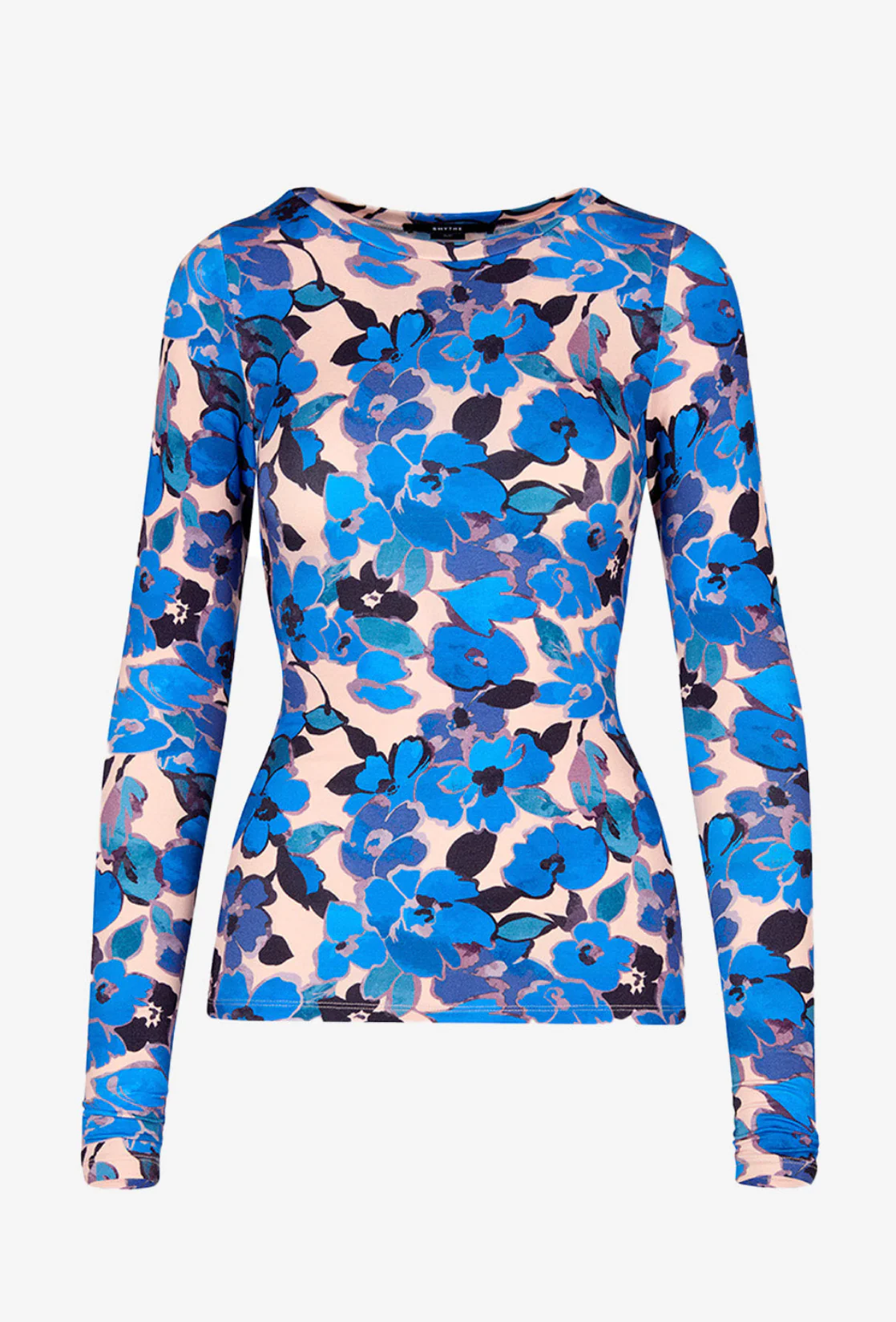 Scrunch Sleeve Crewneck Tee - Image 3