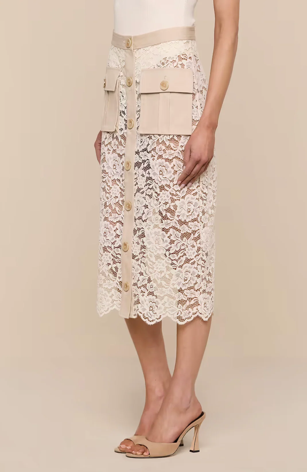 Shae Below Knee Skirt - Image 3