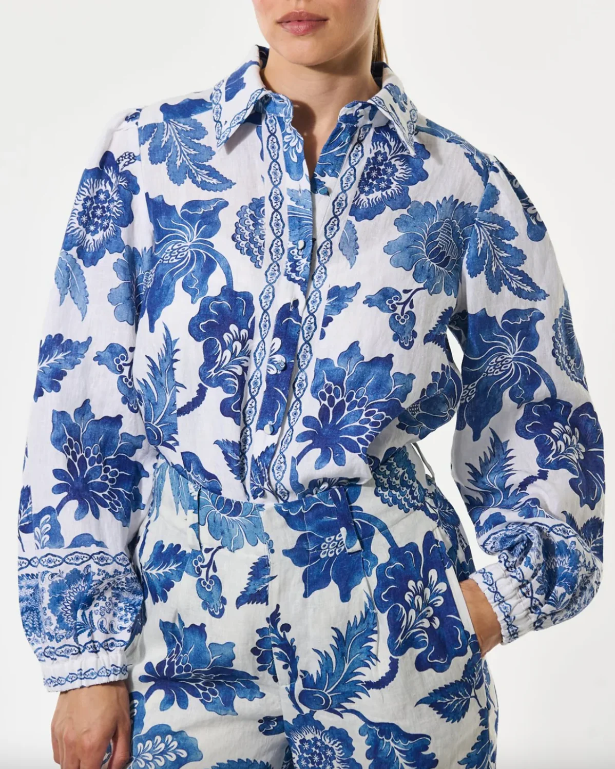 Sioma Shirt with Balloon Sleeves - Image 2