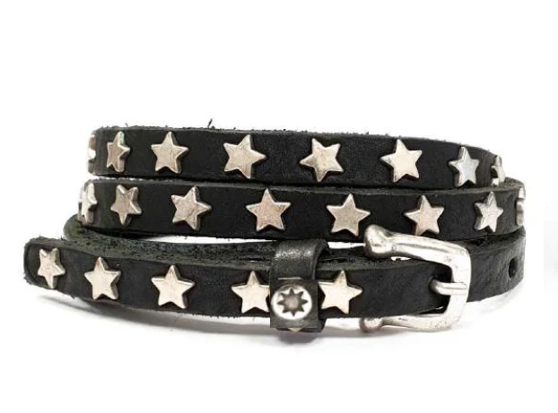 Skinny Belt with Star Studs - Image 2